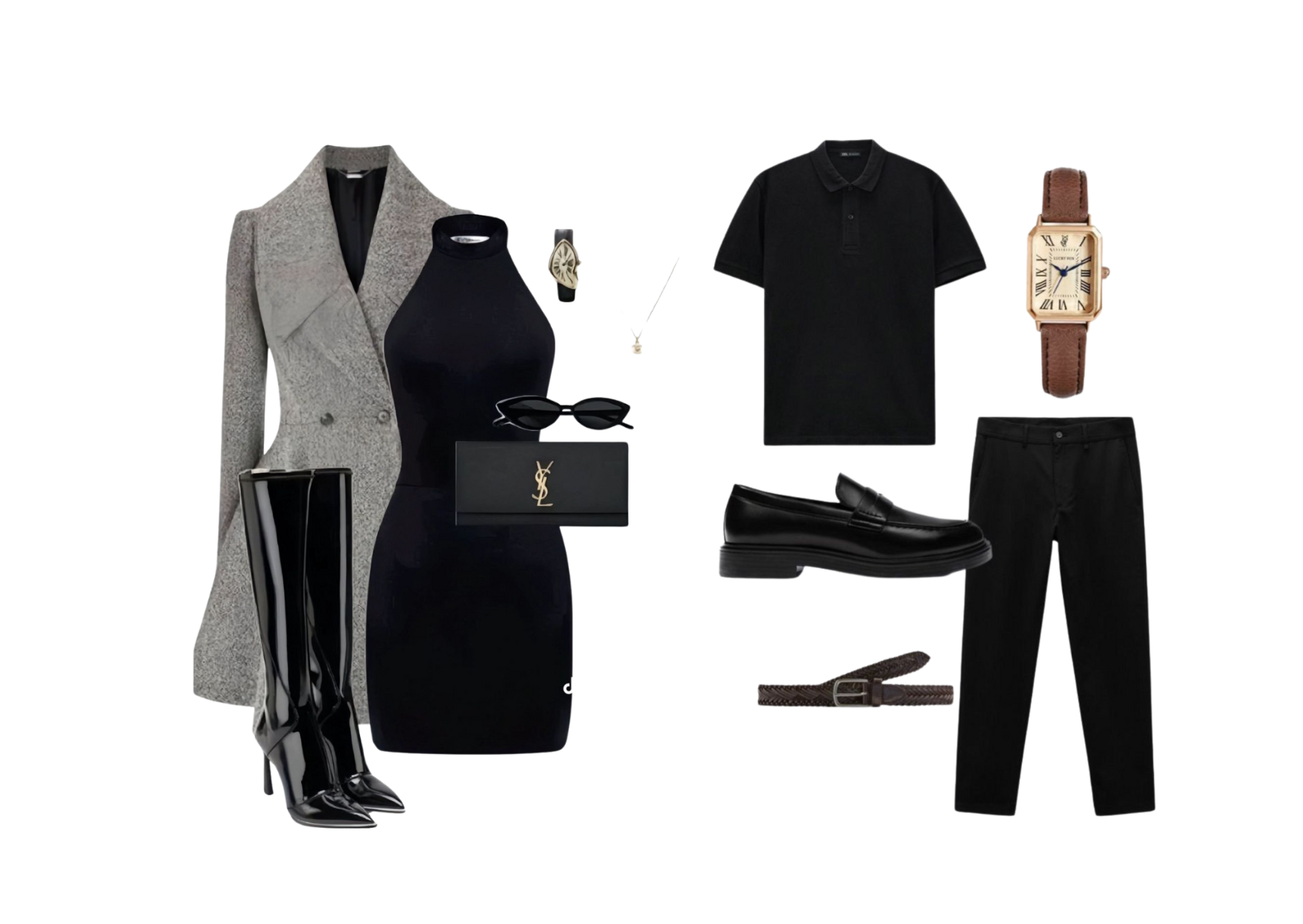 Structured, dark, and stylish style