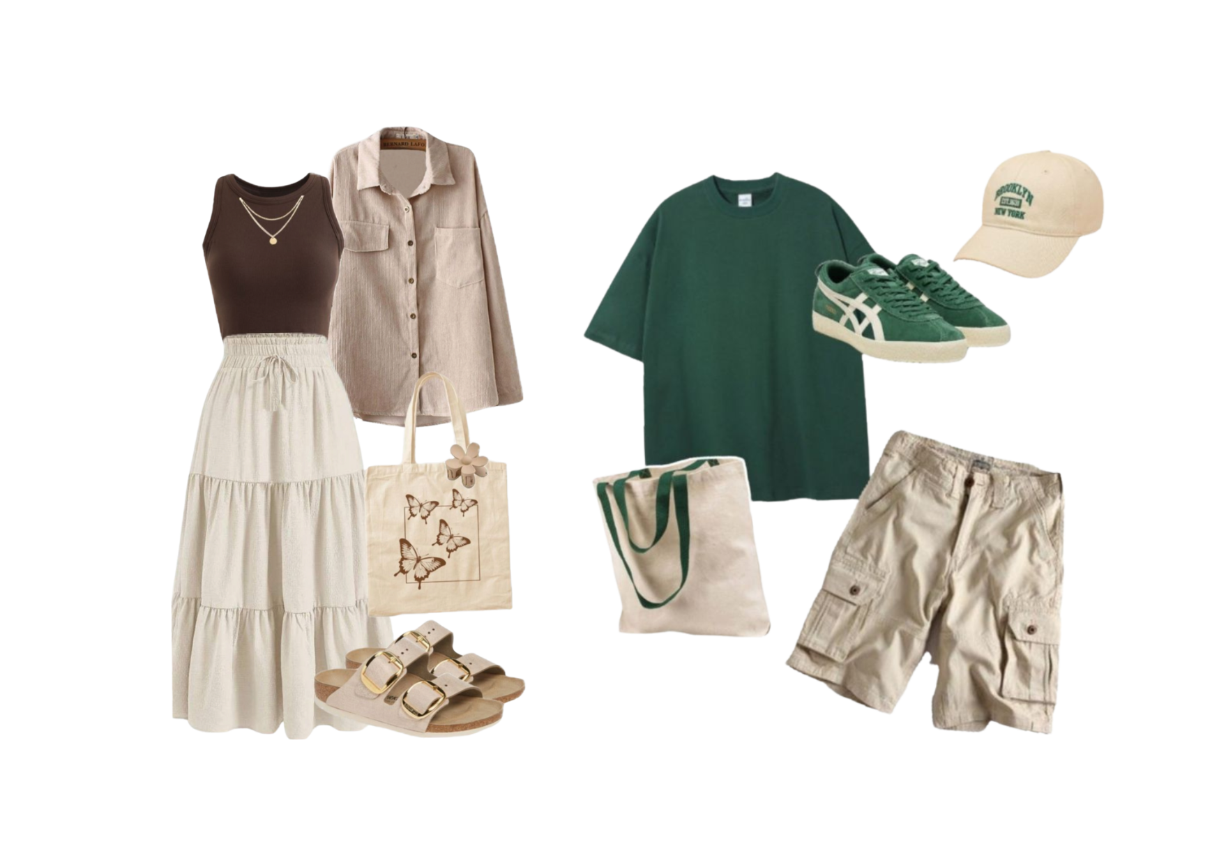 Flowy, layered, and earthy style